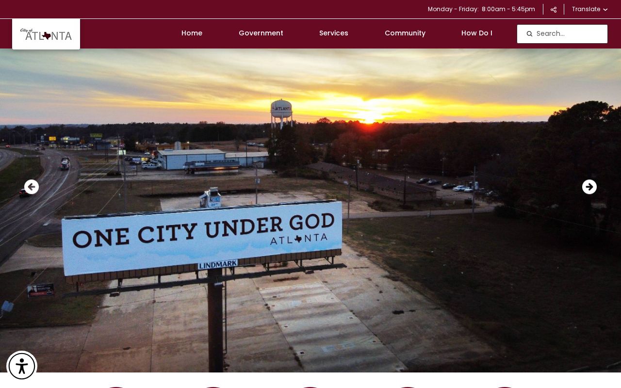 Atlanta criminal records access in Cass County at the official city website
